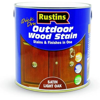 Rustins - Quick Dry Outdoor Wood Stain Light Oak Rustins - Quick Dry Outdoor Wood Stain Light Oak