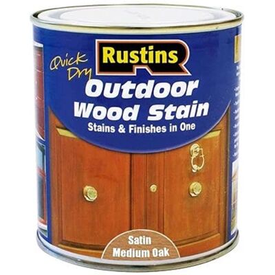 Rustins - ESMO1000 - Medium Oak - Satin - Wood Stain Rustins - ESMO1000 - Medium Oak - Satin - Wood Stain