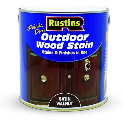 Rustins - ESWA2500 - Walnut - 2.5L - Outdoor Wood Stain Rustins - ESWA2500 - Walnut - 2.5L - Outdoor Wood Stain