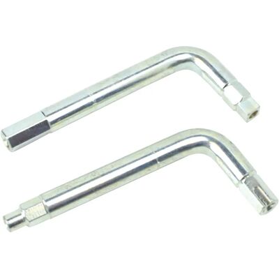 Monument Radiator Spanners Twin Pack - Radiator Spanners, Zinc Steel, Offset Handle Monument Radiator Spanners Twin Pack - Radiator Spanners, Zinc Steel, Offset Handle