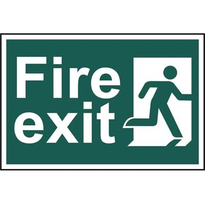 Panneau de sortie de feu - PVC 200 x 300mm - SCA1507 - Publicité Panneau de sortie de feu - PVC 200 x 300mm - SCA1507 - Publicité