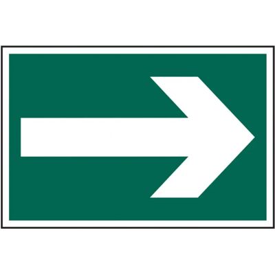 Symbole flèche PVC 300 x 200mm - Signal de flèche - Signal de sécurité - Publicité Symbole flèche PVC 300 x 200mm - Signal de flèche - Signal de sécurité - Publicité
