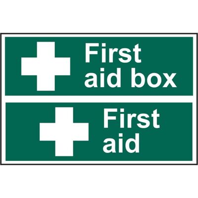 Scan Boîte de Premiers Secours - PVC 300 x 200mm - Premiers Secours - Publicité Scan Boîte de Premiers Secours - PVC 300 x 200mm - Premiers Secours - Publicité