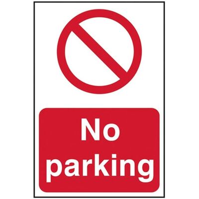 Scan SCA4051 No Parking - Safety Sign Scan SCA4051 No Parking - Safety Sign