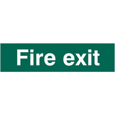 Scan Sortie Incendie PVC 200 x 50mm - Signal de Sécurité - Publicité Scan Sortie Incendie PVC 200 x 50mm - Signal de Sécurité - Publicité