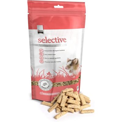 Supreme Science Selective Nourriture pour Souris - Topo 350g - Publicité Supreme Science Selective Nourriture pour Souris - Topo 350g - Publicité