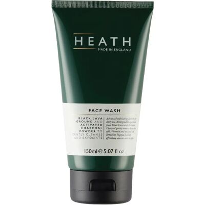 Płyn do mycia twarzy Heath - 150ml - Czarna lawa i węgiel aktywny - Peeling - Wyprodukowano w Anglii Płyn do mycia twarzy Heath - 150ml - Czarna lawa i węgiel aktywny - Peeling - Wyprodukowano w Anglii
