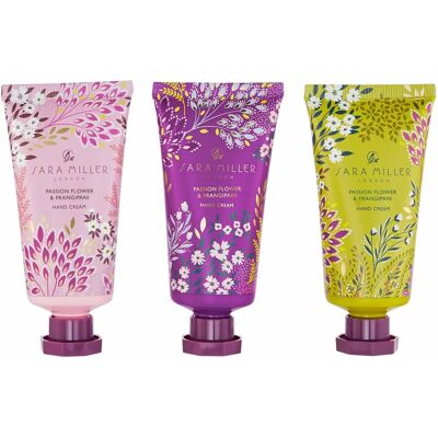 Sara Miller London Haveli Garden Passion Flower & Frangipani Handcreme Trio - Handcreme-Set Sara Miller London Haveli Garden Passion Flower & Frangipani Handcreme Trio - Handcreme-Set