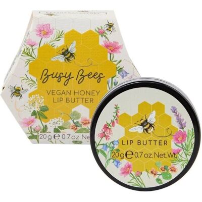 Heathcote & Ivory - Busy Bees - Vegan - 20g - Lip Butter Heathcote & Ivory - Busy Bees - Vegan - 20g - Lip Butter