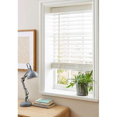 JD Williams - Faux Wood Venetian - White - 90x120 - Blinds JD Williams - Faux Wood Venetian - White - 90x120 - Blinds
