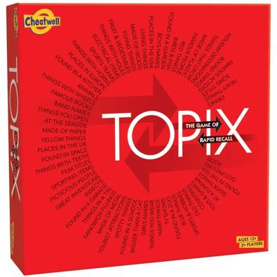 Cheatwell Games Topix The Fast Thinking Naming Game - Game Cheatwell Games Topix The Fast Thinking Naming Game - Game