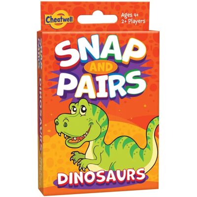 Cheatwell Games Dino Snap & Pairs Card Game - Card Game Cheatwell Games Dino Snap & Pairs Card Game - Card Game