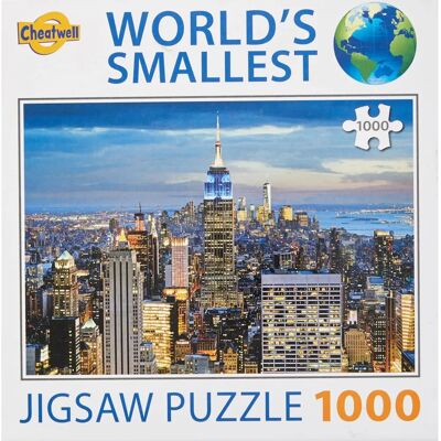 Cheatwell Games World’s Smallest 1000 Piece Jigsaw Puzzle - New York Cheatwell Games World’s Smallest 1000 Piece Jigsaw Puzzle - New York