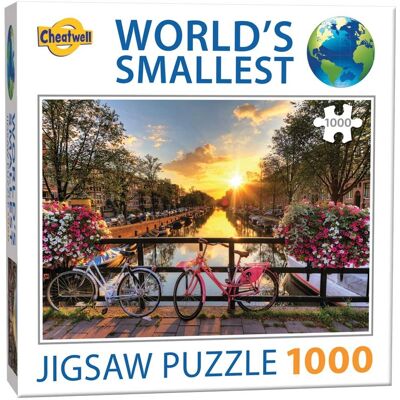 Cheatwell Games World's Smallest Jigsaw Puzzle - Amsterdam - 1000 Pieces Cheatwell Games World's Smallest Jigsaw Puzzle - Amsterdam - 1000 Pieces