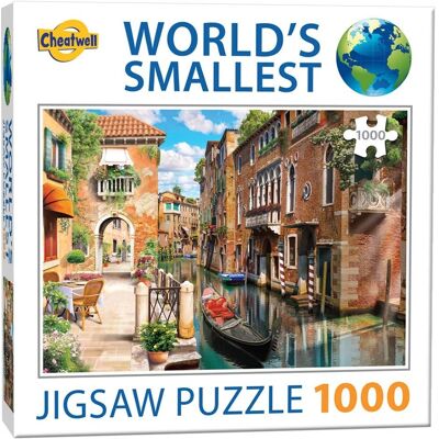 Cheatwell Games Venetian Canals Smallest 1000-Piece Jigsaw Puzzle Cheatwell Games Venetian Canals Smallest 1000-Piece Jigsaw Puzzle