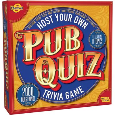 Cheatwell Games Host Your Own Pub Quiz - Game Kit Cheatwell Games Host Your Own Pub Quiz - Game Kit