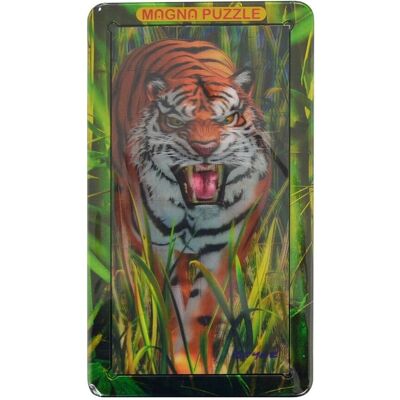Cheatwell Games 3d Magna Tiger Portrait Magnetic Puzzle - 32 Pieces Cheatwell Games 3d Magna Tiger Portrait Magnetic Puzzle - 32 Pieces