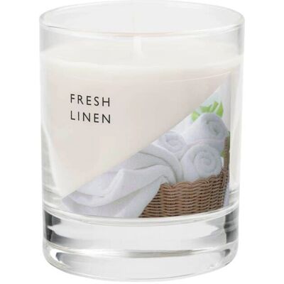 Wax Lyrical Small Wax Fill Candle Fresh Linen - Candle Wax Lyrical Small Wax Fill Candle Fresh Linen - Candle