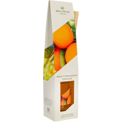 Wax Lyrical Mediterranean Orange Reed Diffuser - Home Fragrance 100ml Wax Lyrical Mediterranean Orange Reed Diffuser - Home Fragrance 100ml