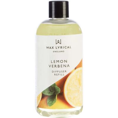 Wax Lyrical - Lemon Verbena Reed Diffuser Refill - 200ml - Refill for home fragrance Wax Lyrical - Lemon Verbena Reed Diffuser Refill - 200ml - Refill for home fragrance