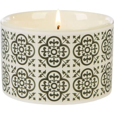 Wax Lyrical Fired Earth Black Tea and Jasmine Ceramic Candle - Candle Wax Lyrical Fired Earth Black Tea and Jasmine Ceramic Candle - Candle