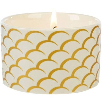 Wax Lyrical White Tea & Pomegranate Ceramic Candle - Candle Wax Lyrical White Tea & Pomegranate Ceramic Candle - Candle