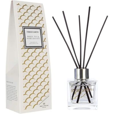 Wax Lyrical Fired Earth White Tea & Pomegranate Reed Diffuser - Reed Diffuser Wax Lyrical Fired Earth White Tea & Pomegranate Reed Diffuser - Reed Diffuser