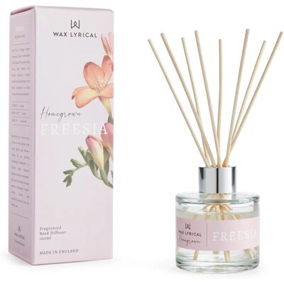 Wax Lyrical - Homegrown - Freesia - 100ml - Reed Diffuser Wax Lyrical - Homegrown - Freesia - 100ml - Reed Diffuser