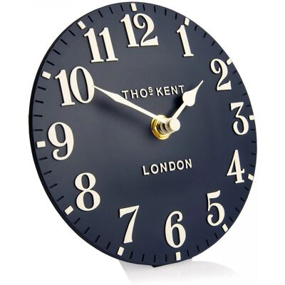 Thomas Kent - Arabic Numeral Mantel Clock - 15cm - Ink - Mantel Clock Thomas Kent - Arabic Numeral Mantel Clock - 15cm - Ink - Mantel Clock