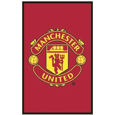 Manchester United FC Crest Floor Rug - Official New Football - Floor Rug Manchester United FC Crest Floor Rug - Official New Football - Floor Rug