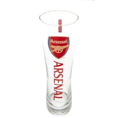 Arsenal FC Modèle Verre à Bière Haut - Verre - Publicité Arsenal FC Modèle Verre à Bière Haut - Verre - Publicité