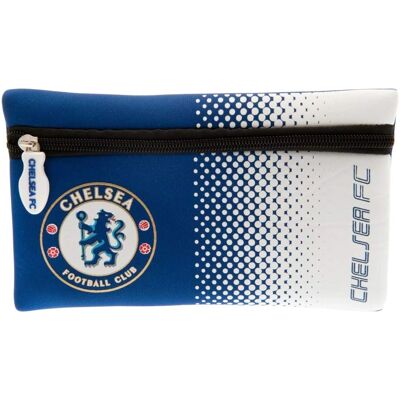 Trousse à crayons en néoprène Chelsea FC - Logo complet dégradé - Publicité Trousse à crayons en néoprène Chelsea FC - Logo complet dégradé - Publicité