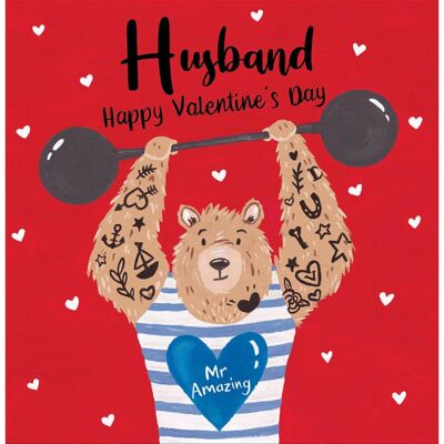 Woodmansterne - Mr Amazing Bear Hugs - Valentine - Greeting Card Woodmansterne - Mr Amazing Bear Hugs - Valentine - Greeting Card