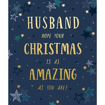 Woodmansterne - Hope Your Christmas Is Amazing - Husband - Christmas - Card Woodmansterne - Hope Your Christmas Is Amazing - Husband - Christmas - Card