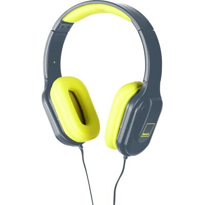 Bench Beat Headset - Wired, Microphone, Grey, Yellow Bench Beat Headset - Wired, Microphone, Grey, Yellow
