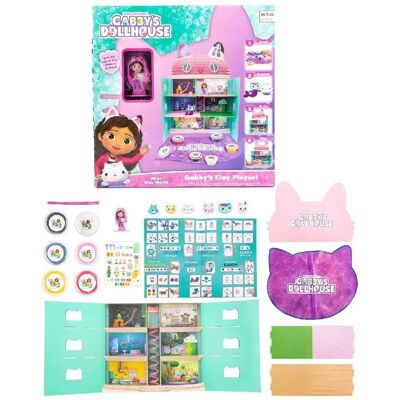 Kit de argila da Casa das Bonecas de Gabby - Conjunto criativo para crianças Kit de argila da Casa das Bonecas de Gabby - Conjunto criativo para crianças