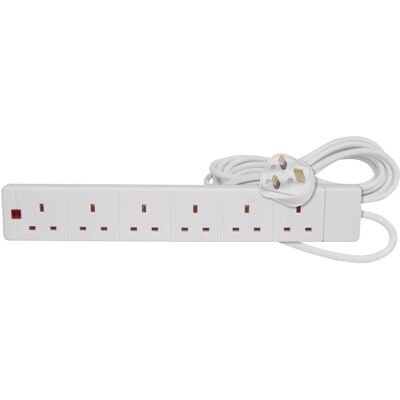 Mercury - 429.846UK - 5m - White - Extension Lead Mercury - 429.846UK - 5m - White - Extension Lead