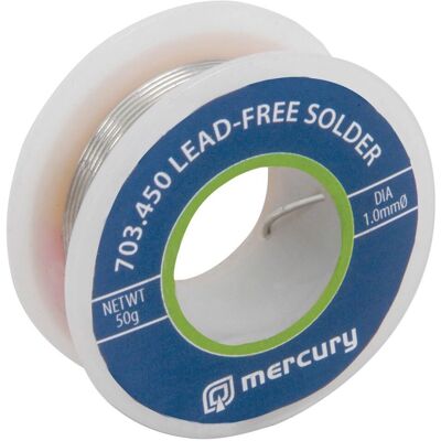 Mercury Model 1mmø Lead Free Solder - Solder Mercury Model 1mmø Lead Free Solder - Solder