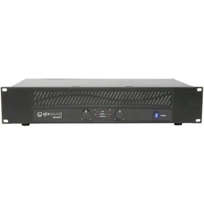 Qtx 172.020UK Audio Amplifier - 2 Channels - Black Qtx 172.020UK Audio Amplifier - 2 Channels - Black