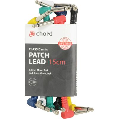Cable de audio Chord Electronics PATCH015CL - 0,15m - Multicolor Cable de audio Chord Electronics PATCH015CL - 0,15m - Multicolor