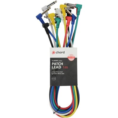 Cable de Audio Chord PATCH100CL - 1m - Multicolor Cable de Audio Chord PATCH100CL - 1m - Multicolor