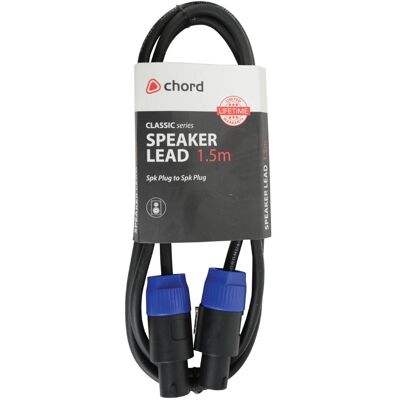 Chord Electronics - 190.191UK - 1.5 m - Speakon - audio cable Chord Electronics - 190.191UK - 1.5 m - Speakon - audio cable