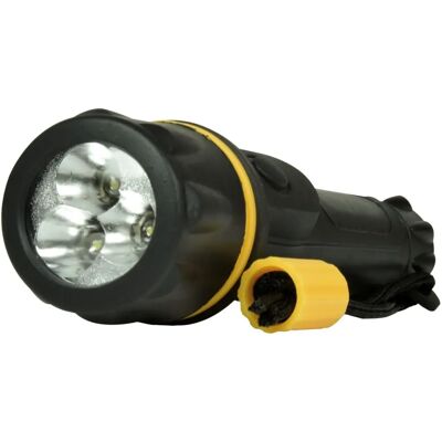 Mercury Modèle HDR01 - Lampe de Poche en Caoutchouc LED - Robuste & Résistante aux Intempéries Mercury Modèle HDR01 - Lampe de Poche en Caoutchouc LED - Robuste & Résistante aux Intempéries