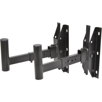 Soporte de Pared Qtx para Altavoces - Negro - 50kg Soporte de Pared Qtx para Altavoces - Negro - 50kg