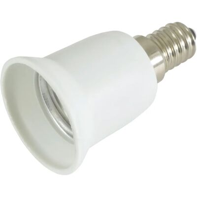 LAMP SOCKET OMZETTER - SES naar E27 - Universeel lampenhouder - Hoogwaardig materiaal LAMP SOCKET OMZETTER - SES naar E27 - Universeel lampenhouder - Hoogwaardig materiaal