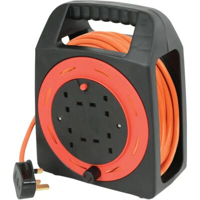 Mercury 4-Gang 15m Extension Reel - Thermal Cut Out Mercury 4-Gang 15m Extension Reel - Thermal Cut Out