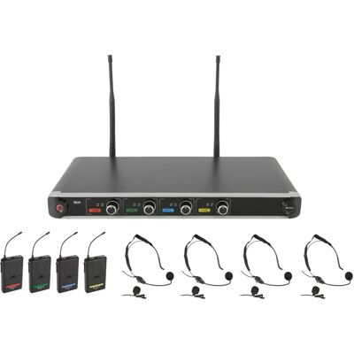 Chord NU4 Quad - 4-channel - Rack-mountable UHF - Wireless Microphone System Chord NU4 Quad - 4-channel - Rack-mountable UHF - Wireless Microphone System