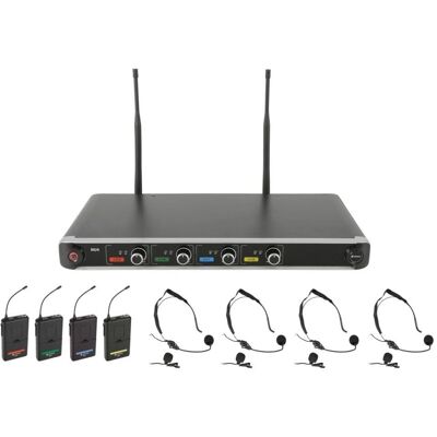 Chord NU4 Quad - 4-channel - Rack-mountable UHF - Wireless Microphone System Chord NU4 Quad - 4-channel - Rack-mountable UHF - Wireless Microphone System