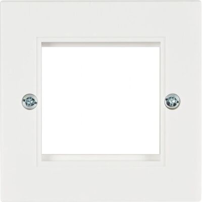 AV Link 122.500UK Wandplaat - UK, 2 Modules, Wit AV Link 122.500UK Wandplaat - UK, 2 Modules, Wit