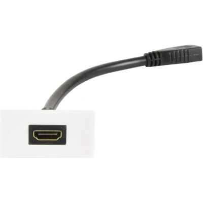AV Link HDMI Wandcontactdoos - Wit - HDMI 2.0 - 15cm - Compatibel met 122.500UK/122.505UK AV Link HDMI Wandcontactdoos - Wit - HDMI 2.0 - 15cm - Compatibel met 122.500UK/122.505UK